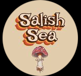 cute mushroom Salish Sea Mushroom logo