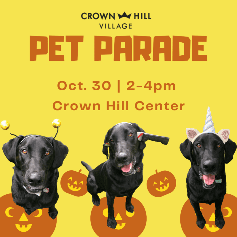 Halloween Pet Parade Crown Hill Village Association