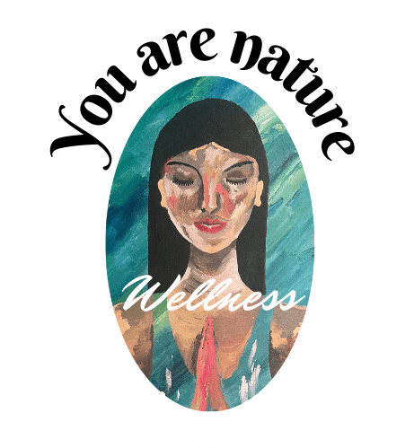 You Are Nature Wellness logo with watercolor of a woman